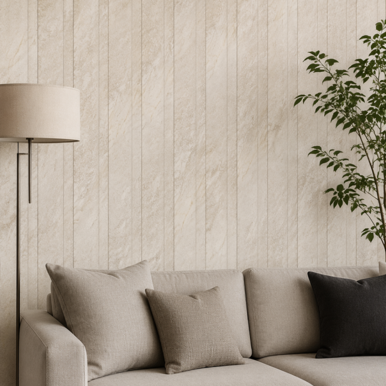 New Design Solid Wood Veneer Indoor WPC Wall Panel