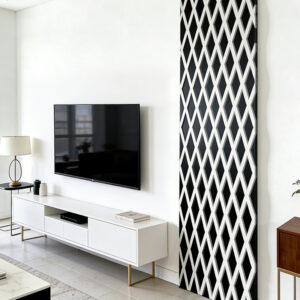 The Modern Design Akupanel Square Wood Strip Grille Acoustic Panel (3)